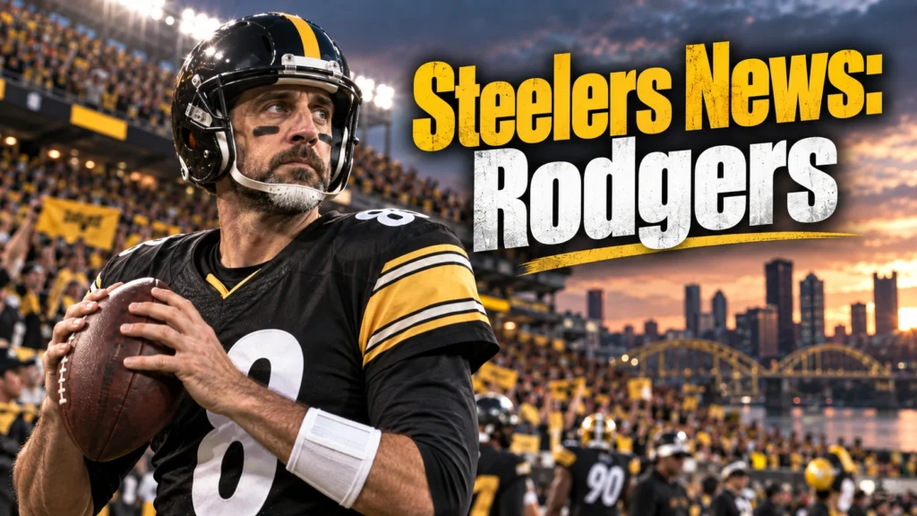 Steelers news Rodgers 2026 Pittsburgh football quarterback update